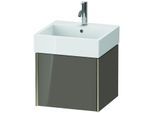 Duravit XViu Waschtisch-Unterschrank XV42330B189 48,4 x 39,7 x 45,4 cm, flannel grey hochglanz, 1 Auszug, champagner matt