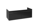 Villeroy und Boch Venticello Waschtisch-Unterschrank A93801PD 115,3 x 42 x 50,2 cm, Griff Chrom, Black Matt Lacquer