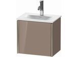 Duravit XViu Waschtisch-Unterschrank XV4030RB186 43x31x39,7cm, 1 Tür, champagner matt, Tür rechts, cappucino hochglanz