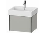 Duravit XViu Waschtisch-Unterschrank XV42340B207 58,4 x 39,7 x 45,4 cm, betongrau matt, 1 Auszug, schwarz matt