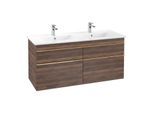 Villeroy und Boch Venticello Waschtisch-Unterschrank A93005VH 125,3 x 59 x 50,2 cm, Griff Copper, arizona oak