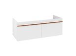 Villeroy und Boch Venticello Waschtisch-Unterschrank A93805MS 115,3 x 42 x 50,2 cm, Griff Copper, White Matt