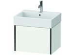 Duravit XViu Waschtisch-Unterschrank XV42340B218 58,4 x 39,7 x 45,4 cm, weiß matt, 1 Auszug, schwarz matt