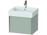 Duravit XViu Waschtisch-Unterschrank XV42340B107 58,4 x 39,7 x 45,4 cm, betongrau matt, 1 Auszug, champagner matt