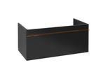 Villeroy und Boch Venticello Waschtisch-Unterschrank A93505PD 95,3 x 42 x 50,2 cm, Griff Copper, Black Matt Lacquer