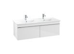 Villeroy & Boch Venticello Unterschrank A93901DH 125,3x42x50,2 cm, Griff Chrom, Glossy White