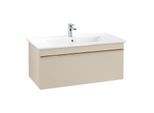 Villeroy und Boch Venticello Waschtisch-Unterschrank A93505VK 95,3 x 42 x 50,2 cm, Griff Copper, soft grey