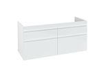 Villeroy und Boch Venticello Waschtisch-Unterschrank A93002RE 125,3 x 59 x 50,2 cm, Griff White, Glass Glossy White