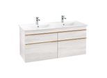 Villeroy und Boch Venticello Waschtisch-Unterschrank A93005E8 125,3 x 59 x 50,2 cm, Griff Copper, White Wood