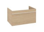 Villeroy und Boch Venticello Waschtisch-Unterschrank A93402VJ 75,3 x 42 x 50,2 cm, Griff White, nordic oak