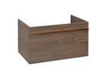 Villeroy und Boch Venticello Waschtisch-Unterschrank A93405VH 75,3 x 42 x 50,2 cm, Griff Copper, arizona oak