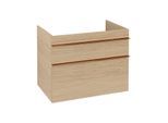 Villeroy und Boch Venticello Waschtisch-Unterschrank A92505VJ 75,3 x 59 x 50,2 cm, Griff Copper, nordic oak