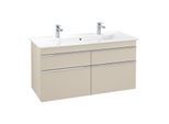 Villeroy und Boch Venticello Waschtisch-Unterschrank A92901VK 115,3 x 59 x 50,2 cm, Griff Chrom, soft grey