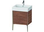 Duravit XViu Waschtisch-Unterschrank XV45340B179 58,4 x 49,3 x 45,4 cm, nussbaum natur, 2 Auszüge, champagner matt