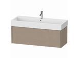 Duravit XViu Waschtisch-Unterschrank XV42380B175 118,4 x 39,7 x 45,4 cm, leinen, 1 Auszug, champagner matt