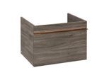 Villeroy und Boch Venticello Waschtisch-Unterschrank A93305RK 60,3x42x50,2cm, Griff Copper, Stone Oak