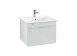 Villeroy und Boch Venticello Waschtisch-Unterschrank A93202RE 55,3 x 42 x 50,2 cm, Griff White, Glass Glossy White