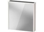 Duravit D-Code Spiegelschrank DC7105L22222000 650x700 mm, Weiß Hochglanz, mit Beleuchtung und Steckdose J