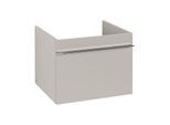 Villeroy und Boch Venticello Waschtisch-Unterschrank A93201VK 55,3 x 42 x 50,2 cm, Griff Chrom, soft grey