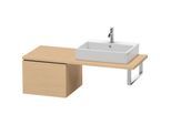 Duravit L-Cube Unterschrank LC583203030 52 x 54,7 cm, Eiche natur, für Konsole, 1 Auszug