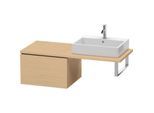 Duravit L-Cube Unterschrank LC583303030 62 x 54,7 cm, Eiche natur, für Konsole, 1 Auszug