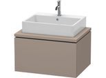 Duravit L-Cube Waschtisch-Unterschrank LC581104343 72 x 54,7 cm, basalt matt, für Konsole, 1Auszug