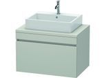 Duravit DuraStyle Waschtisch-Unterschrank DS531200707 80 x 54,8 cm, betongrau matt, für Konsole, 1 Auszug