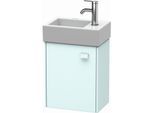 Duravit Brioso Waschtischunterbau BR4049L0909 364x239mm, Lichtblau Matt, Tür links