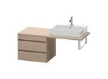 Duravit DuraStyle Waschtisch-Unterschrank DS533807575 60 x 54,8 cm, leinen, für Konsole, 2 Schubkästen