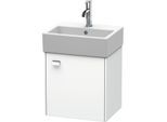 Duravit Brioso Waschtischunterschrank BR4050R1018 434x339mm, Weiß Matt, Tür rechts, Griff Chrom