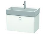 Duravit Brioso Waschtischunterschrank BR405501018 784x459mm, Weiß Matt, 1 Auszug, Griff Chrom