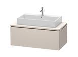 Duravit L-Cube Waschtisch-Unterschrank LC581409191 102 x 54,7 cm, taupe matt, für Konsole, 1Auszug