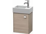 Duravit Brioso Waschtischunterbau BR4049L1031 364x239mm, Pine Silver/Chrom, Tür links