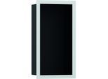 hansgrohe XtraStoris Wandnische 56095700 30x15x10cm, mit Designrahmen, mattschwarz, mattweiß