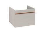 Villeroy und Boch Venticello Waschtisch-Unterschrank A93205VK 55,3 x 42 x 50,2 cm, Griff Copper, soft grey