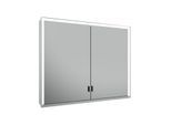 Keuco Royal Lumos Spiegelschrank 14303172303 900x735x165mm, silber-eloxiert, 2 lange Türen, Wandvorbau