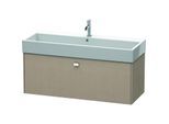 Duravit Brioso Waschtischunterbau BR405701075 1184x459mm, Leinen, 1 Auszug, Griff Chrom