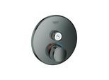 Grohe Grohtherm Smartcontrol Fertigmontageset 29118A00 hard graphite, rund, UP-Thermostat, 1 Absperrventil