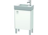 Duravit Brioso Waschtischunterschrank BR4431R1018 434x239mm, Weiß Matt, Tür rechts, Griff Chrom