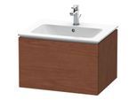 Duravit L-Cube Waschtischunterbau LC614001313 Amerikanischer Nussbaum, 62x40x48,1cm, 1 Auszug