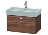 Duravit Brioso Waschtischunterbau BR405501079 784x459mm, Nussbaum Natur/Chrom, 1 Auszug