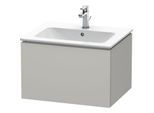 Duravit L-Cube Waschtisch-Unterschrank LC614000707 62 x 48,1 cm, betongrau matt, 1 Auszug, wandhängend