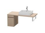 Duravit DuraStyle Waschtisch-Unterschrank DS533007575 30 x 54,8 cm, leinen, für Konsole, 1 Auszug