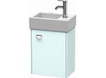 Duravit Brioso Waschtischunterbau BR4049R1009 364x239mm, Lichtblau Matt/Chrom, Tür rechts