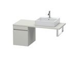 Duravit DuraStyle Waschtisch-Unterschrank DS533100707 40 x 54,8 cm, betongrau matt, für Konsole, 1 Auszug