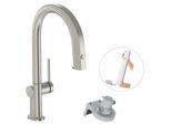 hansgrohe Aqittura M91 Küchenarmatur 76826800 Ausziehauslauf, 1jet, sBox, Edelstahl Finish