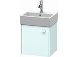 Duravit Brioso Waschtischunterbau BR4050L0909 434x339mm, Lichtblau Matt, Tür links
