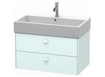 Duravit Brioso Waschtischunterbau BR415500909 784x459mm, Lichtblau Matt, 2 Auszüge