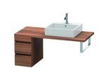 Duravit DuraStyle Waschtisch-Unterschrank DS533507979 30 x 54,8 cm, nussbaum natur, für Konsole, 2 Schubkästen