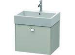 Duravit Brioso Waschtischunterbau BR405301007 584x459mm, Betongrau Matt, 1 Auszug, Griff Chrom